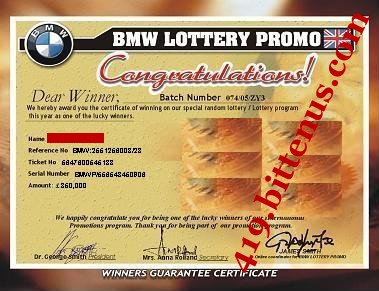 Bmw certificate